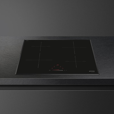 Smeg SI4642B  Induktionskochfeld 60 cm schwarze Glaskeramik