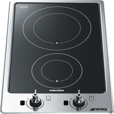 Smeg PGF32I-1 Classica piano cottura induzione domino 30 cm vetroceramica nero