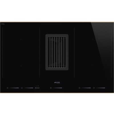 Smeg hobd682r1 piano cottura induzione cappa integrata 80 cm
