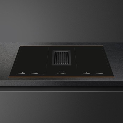 Smeg hobd682r1 piano cottura induzione cappa integrata 80 cm