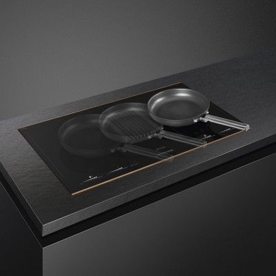 Smeg hobd682r1 piano cottura induzione cappa integrata 80 cm
