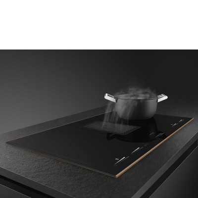 Smeg hobd682r1 piano cottura induzione cappa integrata 80 cm