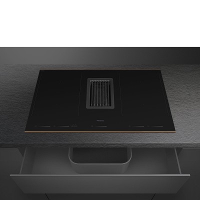 Smeg hobd682r1 piano cottura induzione cappa integrata 80 cm