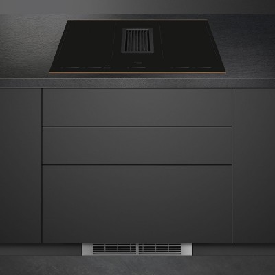 Smeg hobd682r1 piano cottura induzione cappa integrata 80 cm