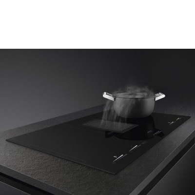 Smeg hobd682d1 piano cottura induzione cappa integrata 80 cm