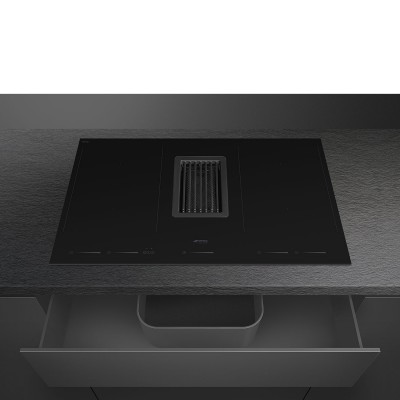 Smeg hobd682d1 piano cottura induzione cappa integrata 80 cm