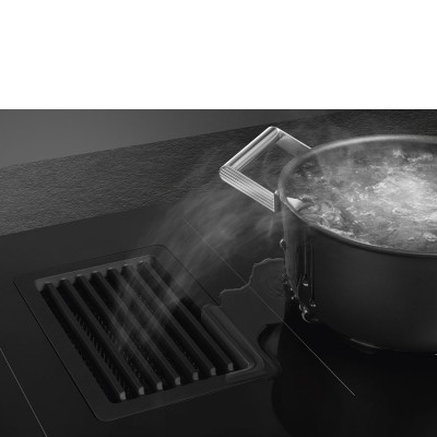 Smeg HOBD482D  plaque de cuisson à induction hotte intégrée 83 cm