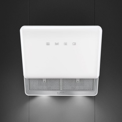 Smeg KFAB75WH 50's Style Wall mounted hood vent 75cm white