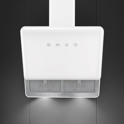 Smeg KFAB75WH 50's Style Wall mounted hood vent 75cm white