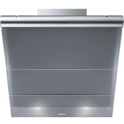 Smeg KTS75SCE2 Linea  Inclined wall mounted hood vent 75cm stainless steel