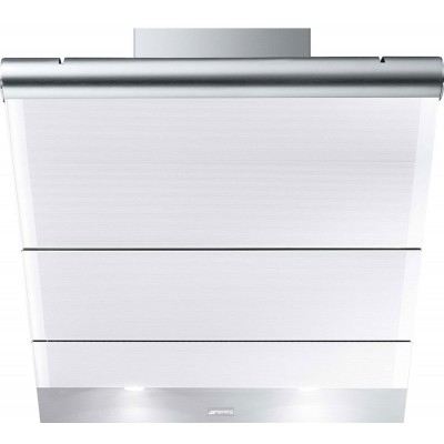 Smeg KTS75BCE2 Linea  Hotte murale inclinée verre blanc 75cm