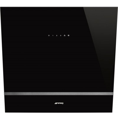 Smeg KV26N  Inclined wall mounted hood vent 60cm black glass