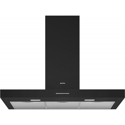 Smeg KBT900NE  Wall mounted hood vent 90cm black