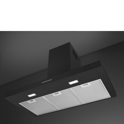 Smeg KBT900NE  Wall mounted hood vent 90cm black