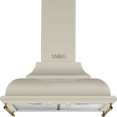 Smeg KC16POE Cortina cappa a parete 60 cm panna