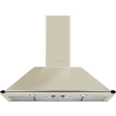 Smeg kt110pe Victoria cappa a parete 110 cm panna