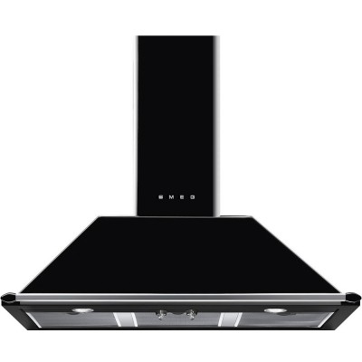 Smeg kt100ble Victoria cappa a parete 100 cm nero