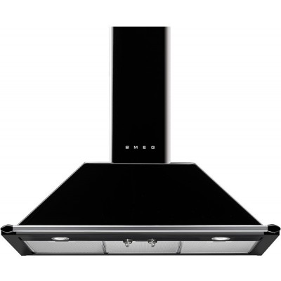 Smeg KT90BLE Victoria  Hotte murale 90cm noir