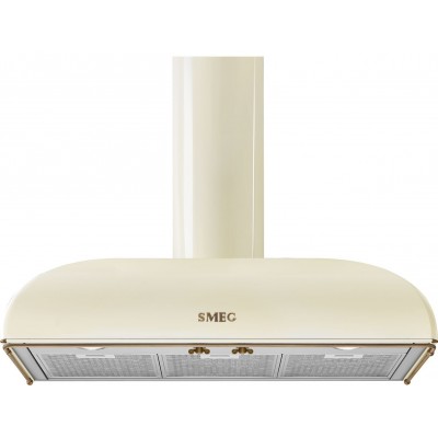 Smeg KS89POE Coloniale  Campana de pared 90cm crema