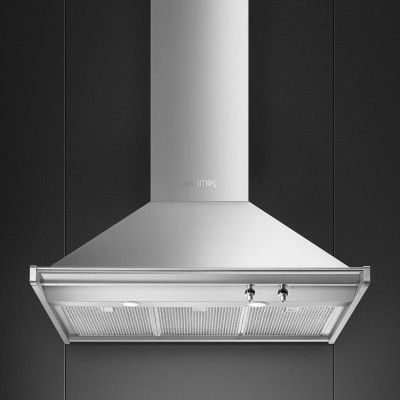 Smeg KD90HXE Classica  Wall mounted hood vent 90cm stainless steel