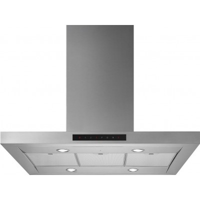 Smeg KICTIS90BL  Inselhaube 90 cm Edelstahl