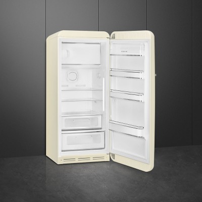 Smeg FAB28RCR5 50's Style  Einzeltür Kühlschrank Creme H 153 cm