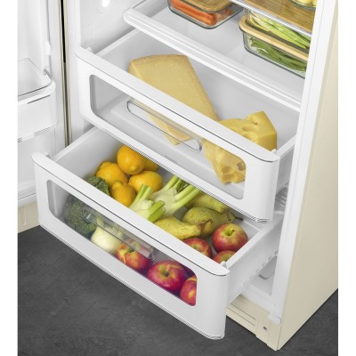 Smeg FAB28LCR5 50's Style  réfrigérateur armoire crème h 153 cm