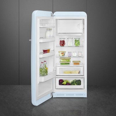 Smeg FAB28LPB5 50's Style  Einzeltür Kühlschrank blau H 153 cm