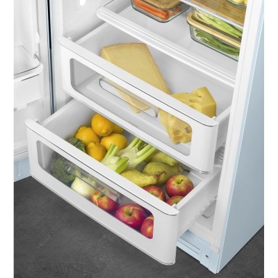 Smeg FAB28LPB5 50's Style  Einzeltür Kühlschrank blau H 153 cm