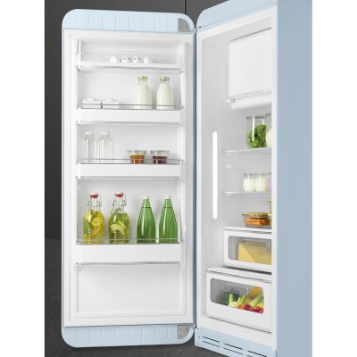 Smeg FAB28LPB5 50's Style  Einzeltür Kühlschrank blau H 153 cm