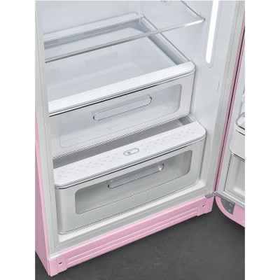 Smeg FAB28RPK5 50's Style  Einzeltür Kühlschrank rosa H 153 cm