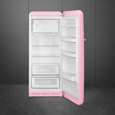 Smeg FAB28RPK5 50's Style  Einzeltür Kühlschrank rosa H 153 cm
