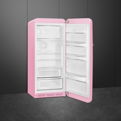 Smeg FAB28RPK5 50's Style  Einzeltür Kühlschrank rosa H 153 cm