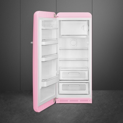 Smeg FAB28LPK5 50's Style  Einzeltür Kühlschrank rosa H 153 cm