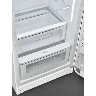 Smeg FAB28RWH5 50's Style  Einzeltür Kühlschrank weiß H 153cm