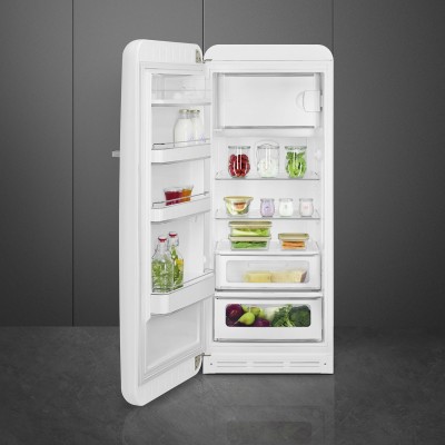 Smeg fab28lwh5 50's Style frigorifero monoporta bianco h 153 cm