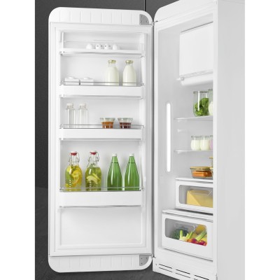 Smeg FAB28LWH5 50's Style  Single door refrigerator white h 153cm