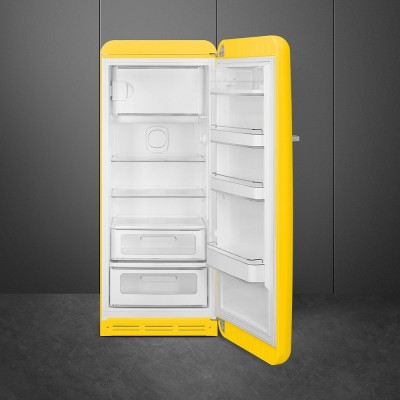 Smeg FAB28RYW5 50's Style  Einzeltür Kühlschrank gelb H 153 cm