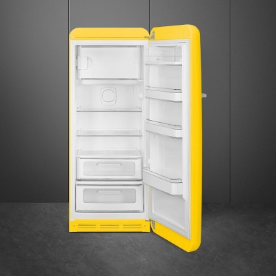 Smeg FAB28RYW5 50's Style  Single door refrigerator yellow h 153 cm