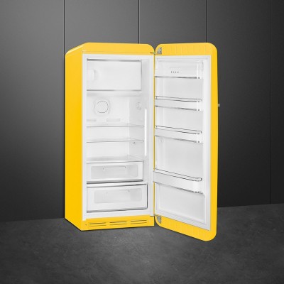 Smeg FAB28RYW5 50's Style  Einzeltür Kühlschrank gelb H 153 cm