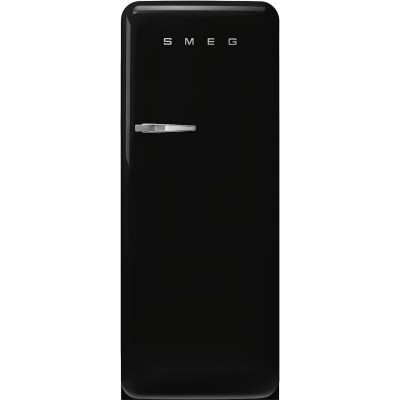 Smeg FAB28RBL5 50's Style  Einzeltür Kühlschrank schwarz H 153cm