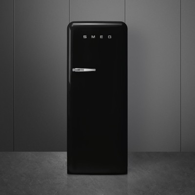 Smeg FAB28RBL5 50's Style  Single door refrigerator black h 153cm