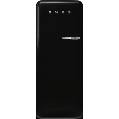 Smeg FAB28LBL5 50's Style  Einzeltür Kühlschrank schwarz H 153cm