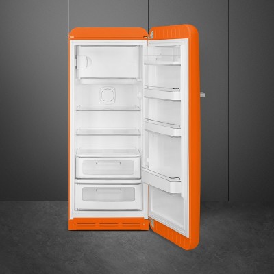 Smeg FAB28ROR5 50's Style  Einzeltür Kühlschrank orange H 153 cm