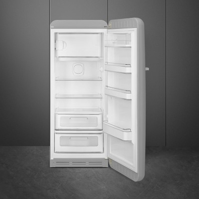 Smeg FAB28RSV5 50's Style  Single door refrigerator silver h 153cm