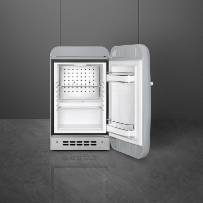 Smeg FAB5RSV5  Minikühlschrank silbergrau H 72 cm