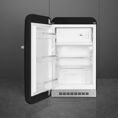 Smeg FAB10LBL5  Kühlschrank freistehend schwarz H 96 cm
