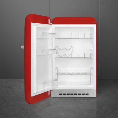 Smeg FAB10HLRD5  Kühlschrank freie Installation rot H 96 cm