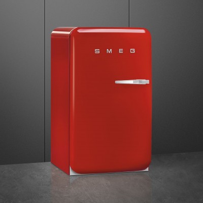 Smeg FAB10HLRD5  Kühlschrank freie Installation rot H 96 cm