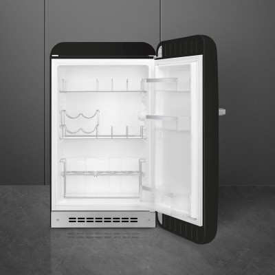 Smeg FAB10HRBL5  Refrigerator free-standing black h 96 cm